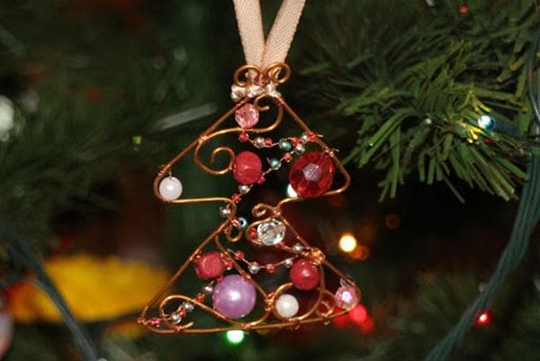 Jouet d'arbre de Noël fait maison