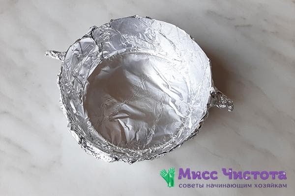 Plat de cuisson en aluminium fait maison