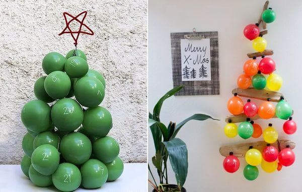 Calendrier de l'Avent en ballons