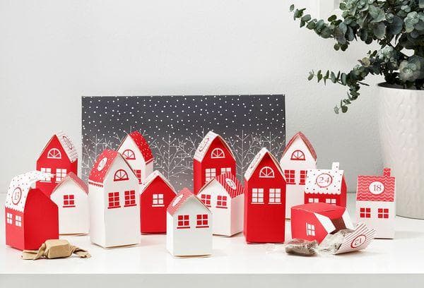 Photos des maisons de l’Avent Ikea
