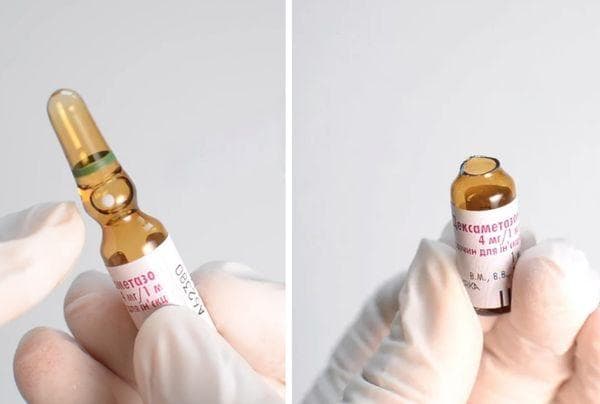 Ouvrir une ampoule avec un point