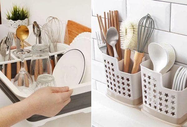 Rangement des ustensiles de cuisine