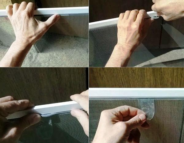 Poignée de bouteille en plastique pour moustiquaire