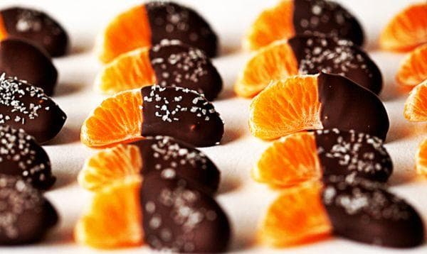 Mandarines au chocolat