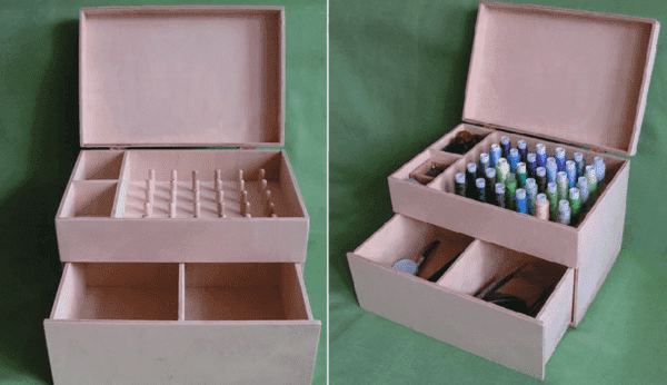 Tiroirs et boîtes à fils