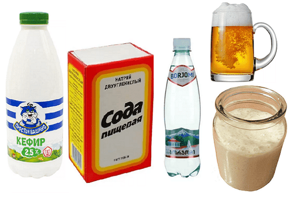 Produits à la place de la levure