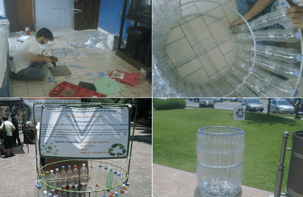 Fabriquer une poubelle à partir de bouteilles