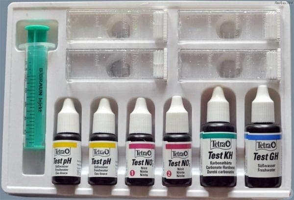 Tests d'égouttement pour aquariums