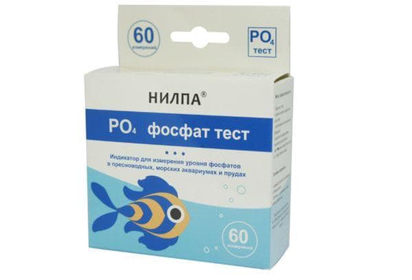 Test de potassium dans un aquarium