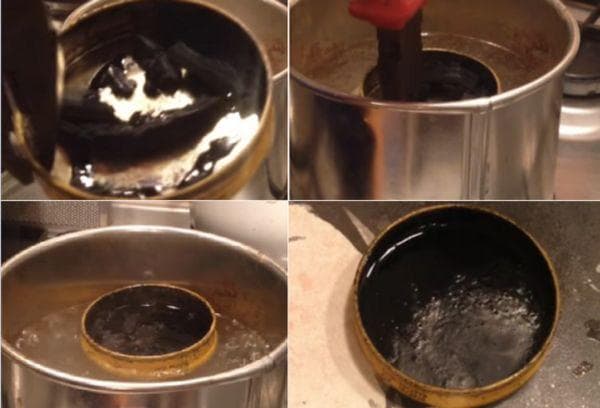 Chauffer la crème au bain-marie