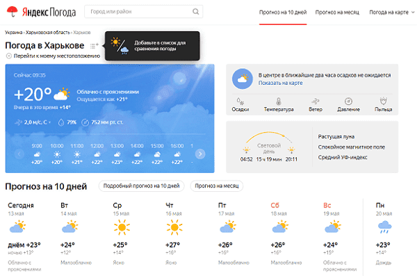Yandex.Météo