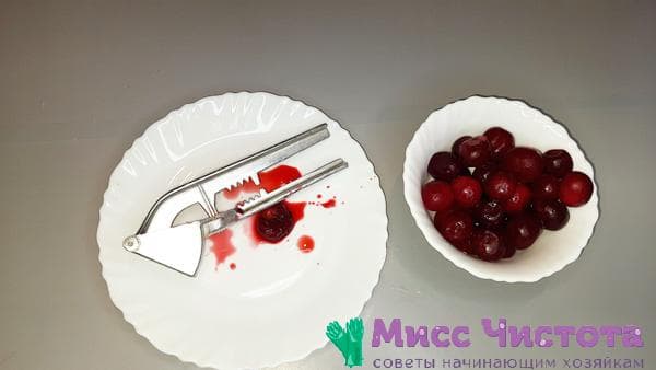 presse-ail et cerises