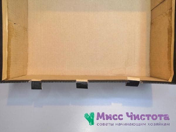 modification de la boîte en carton