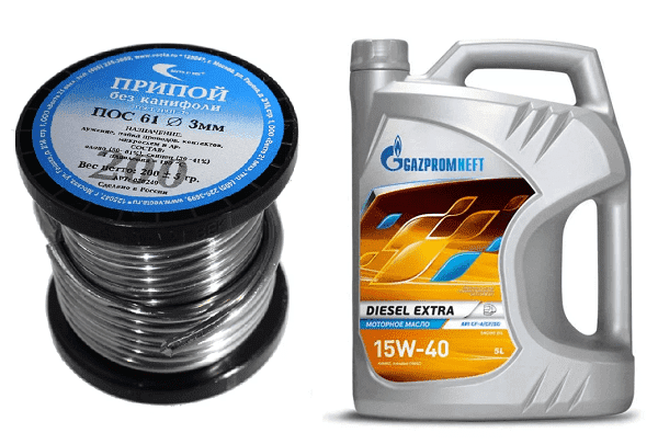 Huile moteur et soudure