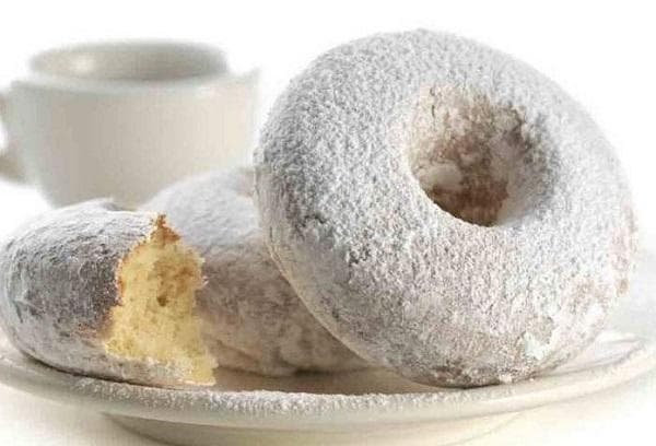 Pain saupoudré de poudre