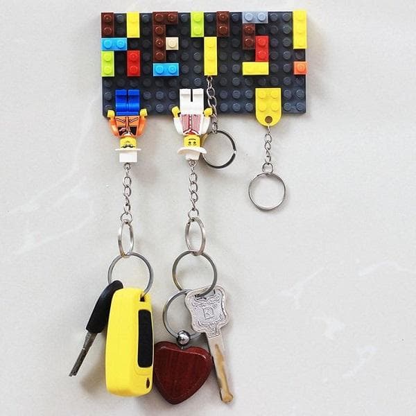 Porte-clés mural réalisé par un designer