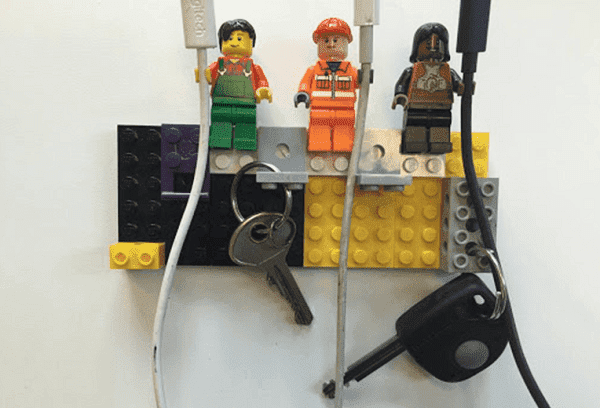 Porte-clés et porte-fil 2 en 1