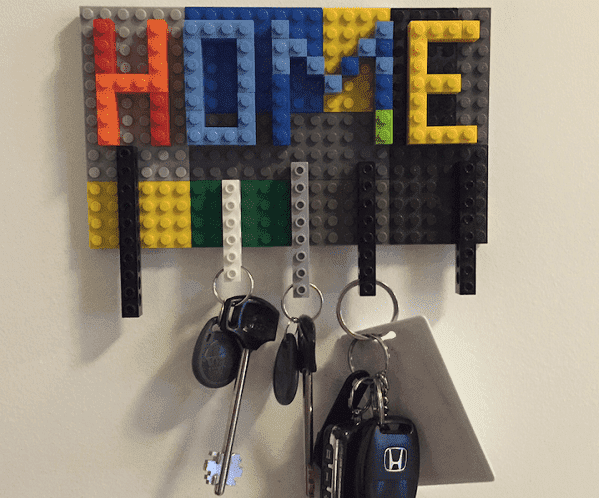 Porte-clés avec inscription maison