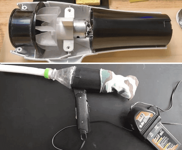 Mini aspirateur fait maison