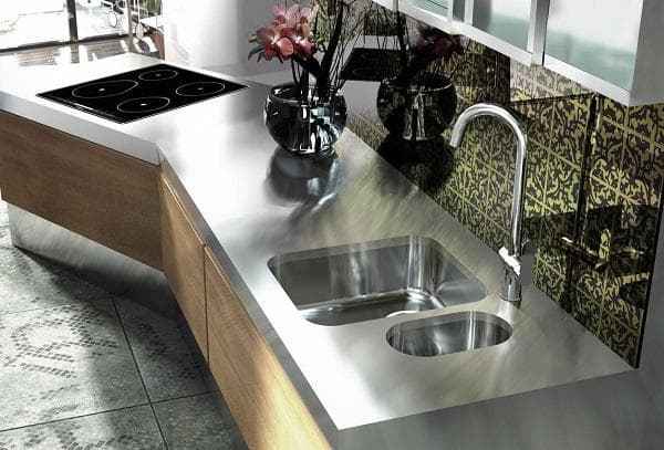 Plateau de table en acier inoxydable