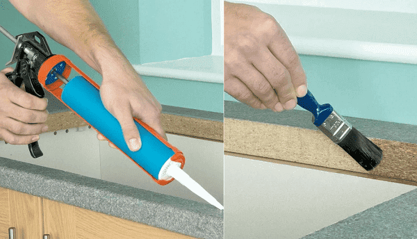 Scellement des joints, des extrémités et des coutures