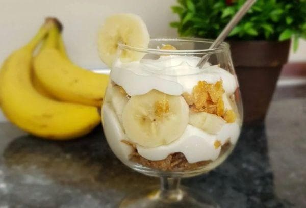 Dessert à la banane