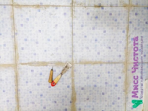 brossage entre les carreaux