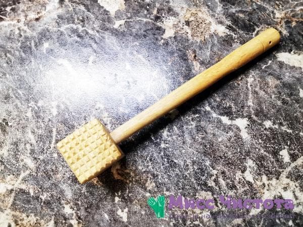 maillet à viande en bois