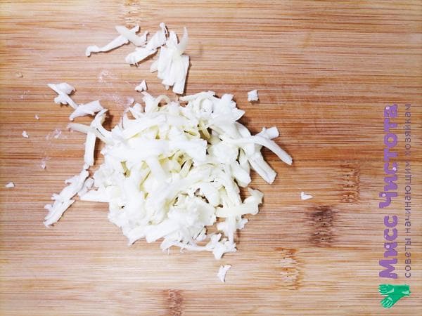 fromage fondu mal râpé