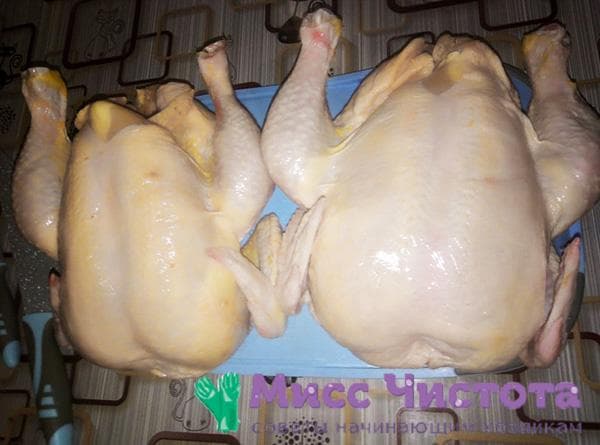 carcasses de poulet