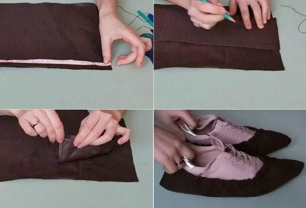 Couvre-chaussures en tissu