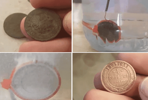 Nettoyage des pièces par électrolyse