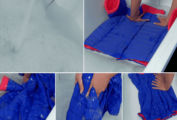 Veste en polyester lavable à la main