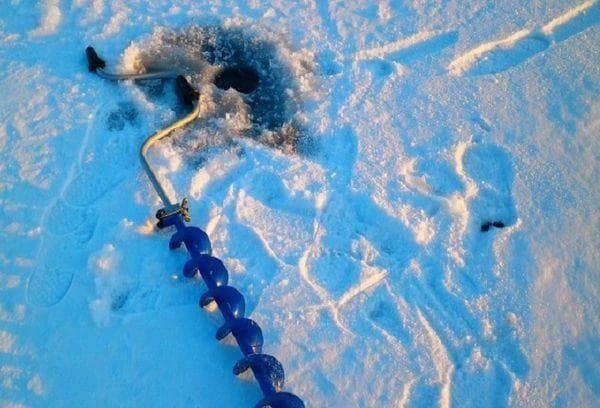 Exercice de glace sur le lac