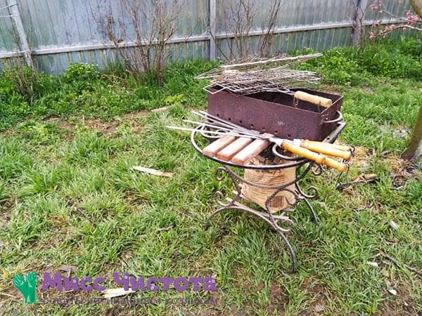 attributs pour un barbecue en plein air