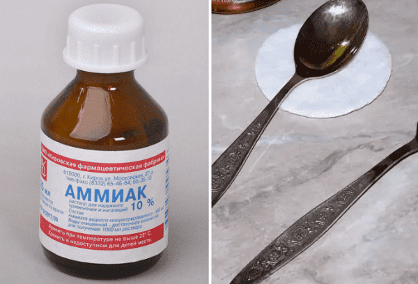 Ammoniaque ou alcool éthylique