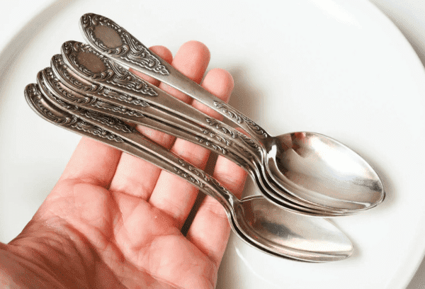 Cuillères en cupronickel