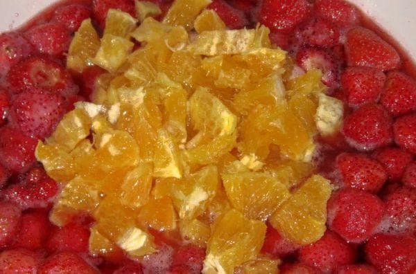 Confiture fraise-orange