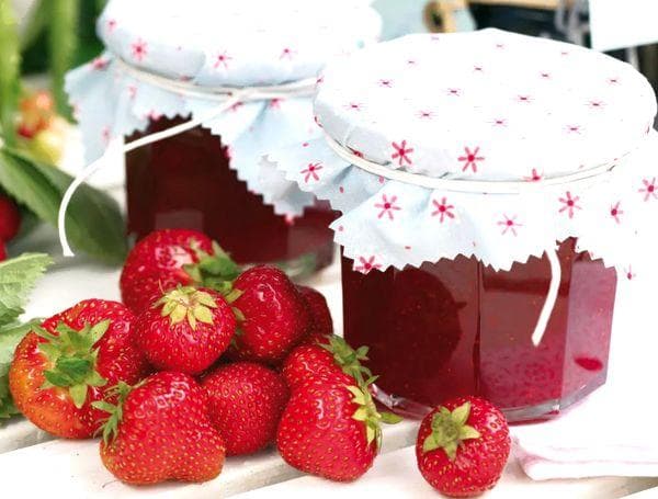 Confiture de fraises sans cuisson