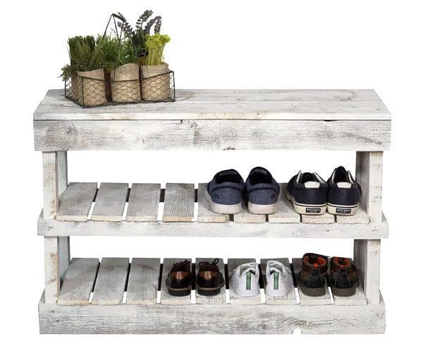 Étagère à chaussures en palette