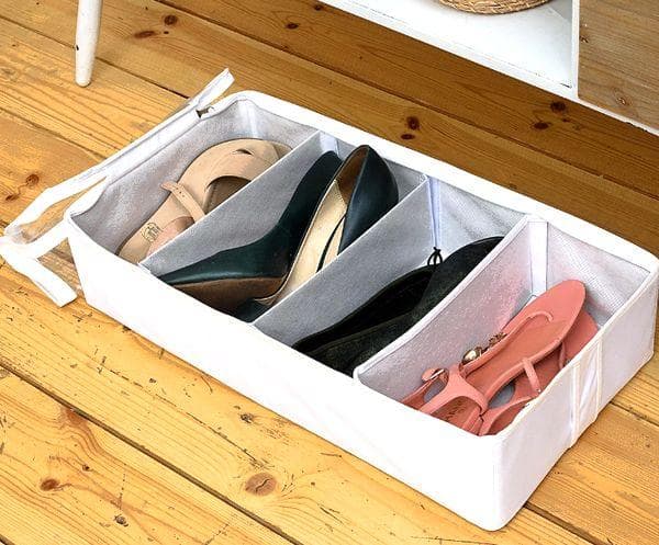 Boîtes à chaussures textiles