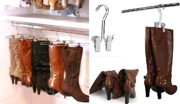 Cintres avec pinces à chaussures