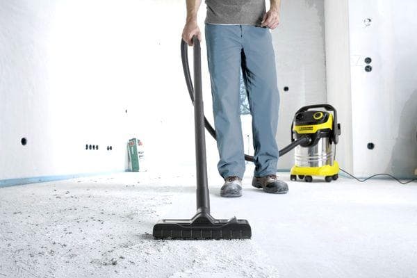 Dépoussiérage de chantier