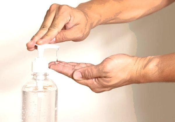 Application d'antiseptique