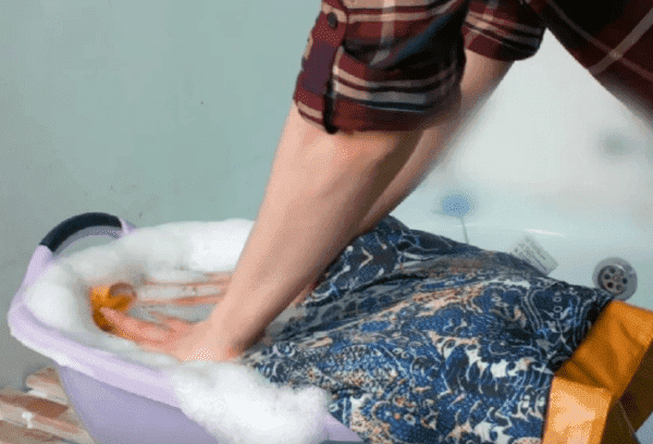 Règles de trempage et de lavage d'une veste