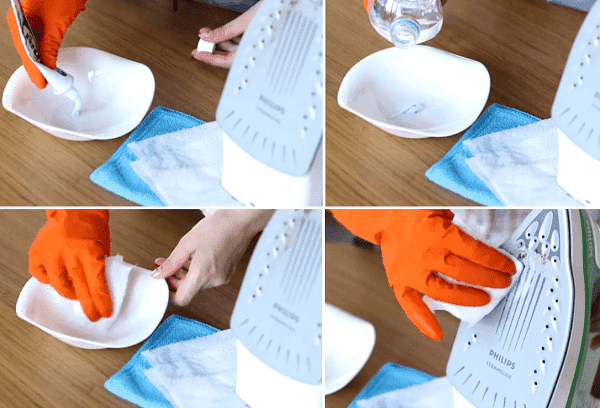 Nettoyer le fer avec du dentifrice