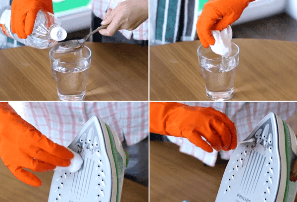 Nettoyer le fer avec du vinaigre