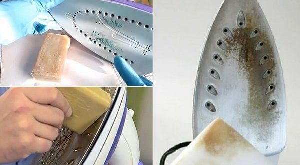 Savon à lessive pour nettoyer le fer