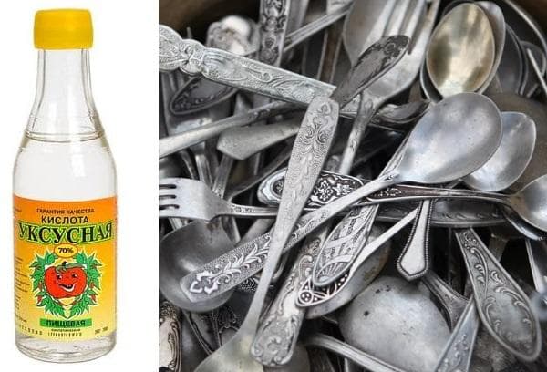 Vinaigre et couverts