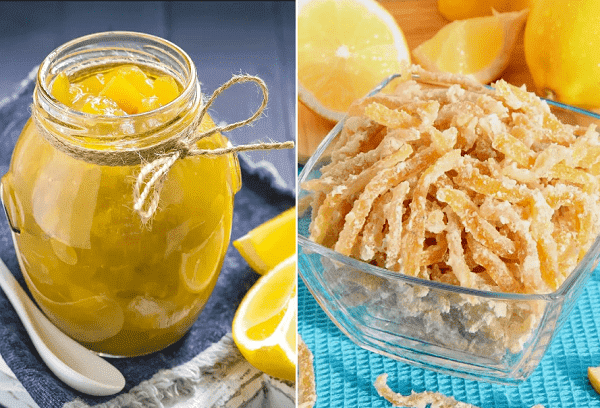 Fruits confits et confiture de citron